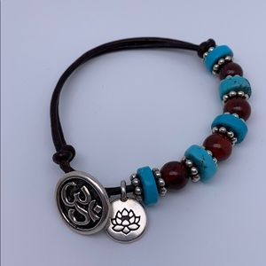 Handmade ohm bracelet